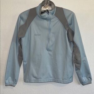 MARMOT WOMENS WINDSTOPPER SKI JACKET PULLOVER QUARTER ZIP GORPCORE LIGHTWEIGHT